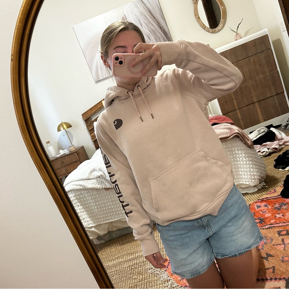 Light pink Carhartt hoodie
